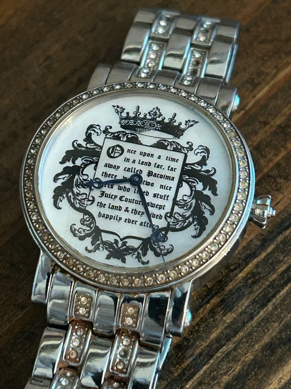 Juicy Couture Silver and Gold Crystal-Accent Women's Watch